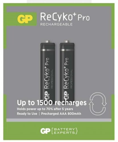 GP ReCyko+Pro, PROFESIONAL series 2xAAA
