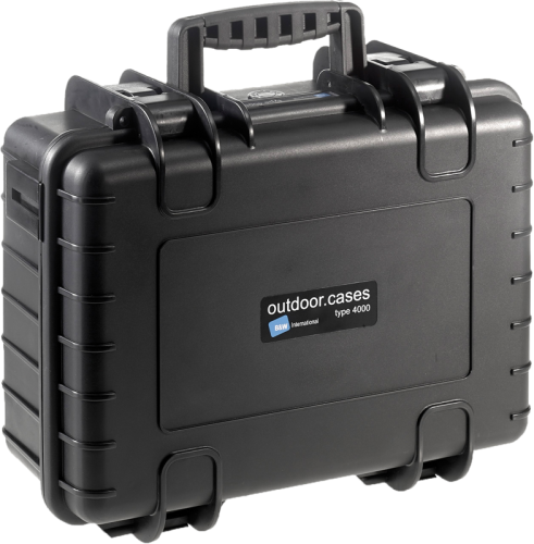 B&W Outdoor Koffer Typ 4000 Leer Schwarz