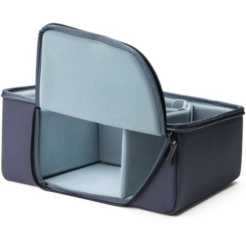 Shimoda velká základní jednotka pro digitální zrcadlovky verze 2 | vnitřní rozměry 36 × 27 × 16 cm | boční otevírání na zip | modrá