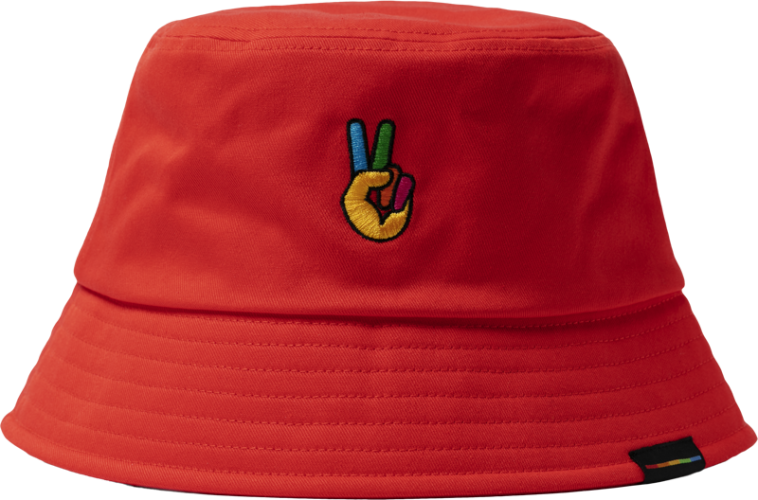 Polaroid Bucket Hat Red