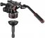 Manfrotto Nitrotech 612 Fluid Video Head with MVTTWINMA Aluminium Twin Leg Tripod with Middle Spreader