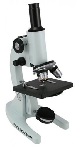 Celestron Laboratorní celokovový mikroskop, zvětšení 40x-400x