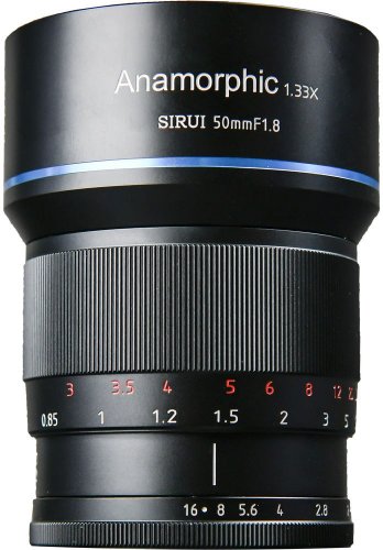SIRUI 50mm f/1,8 1,33x Anamorphic pre Canon RF