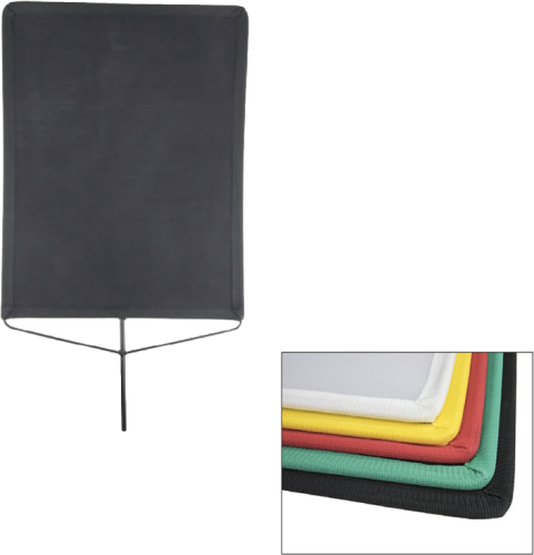 Kupo KT-2436FBD 24"x 36" Full Frame Flag - Black Denim