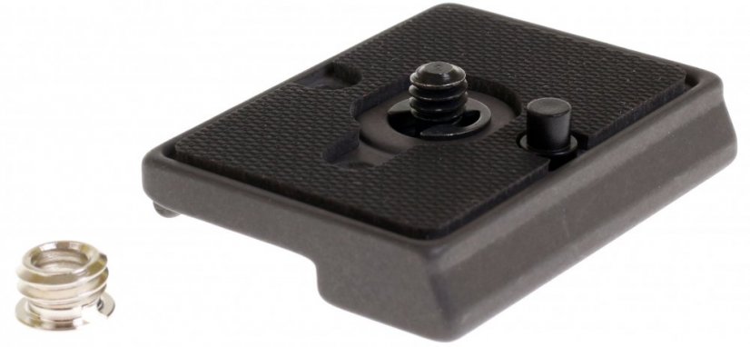 Manfrotto 200PL, Quick Release Plate with 1/4" Screw and Rubber