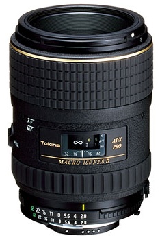 Tokina AT-X 100mm f/2.8 M100 PRO D Macro 1:1 Objektiv für Nikon F