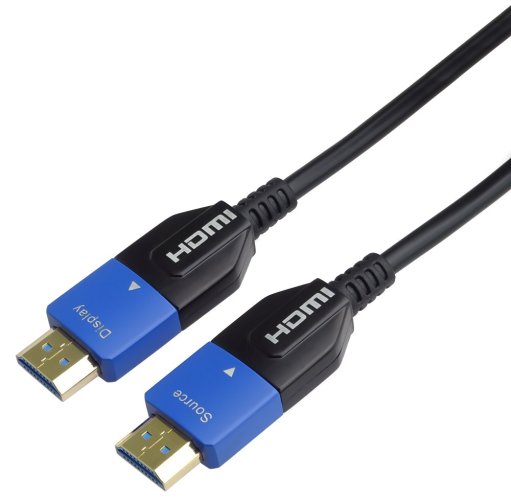 PremiumCord Ultra High Speed HDMI 2.1 Optical 8K@60Hz 4K@120Hz 25m pozlacený