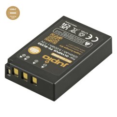 Batéria Jupio BLS-5 / BLS-50 *ULTRA C* 1250mAh s USB-C vstupom pre nabíjanie pre OM System/Olympus