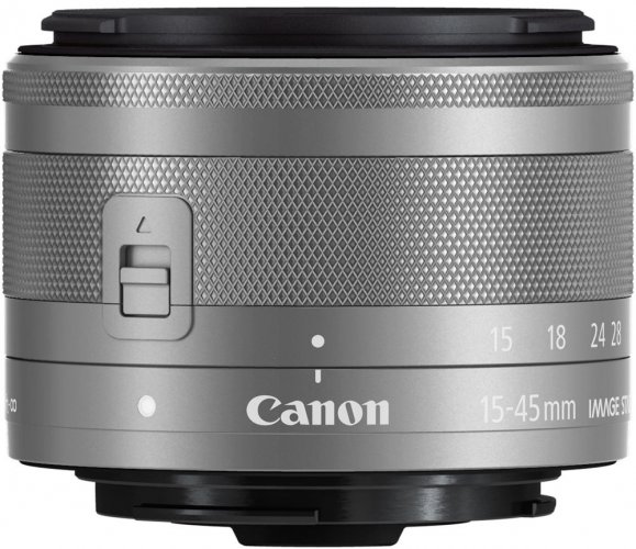Canon EF-M 15-45mm f/3.5-6.3 IS STM Objektiv, Silber
