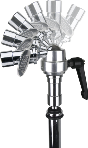 Kupo KCP-412 5/8" Swivel Super Grip Double Baby Receiver