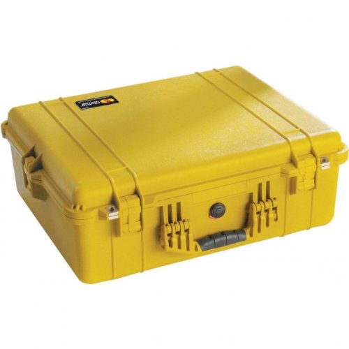 Peli™ Case 1600 Suitcase with Foam (Yellow)