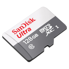 SanDisk Ultra microSDXC 128 GB 100 MB/s Class 10 UHS-I, with adapter