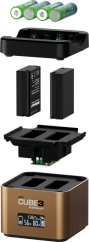 Hähnel ProCube 3 Twin Charger Olympus