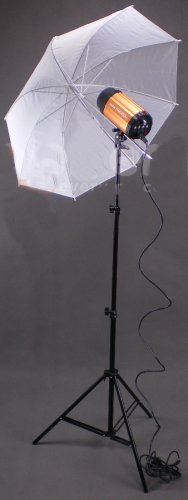 Zábleskové světlo MF250 SDI se stativem a deštníkem