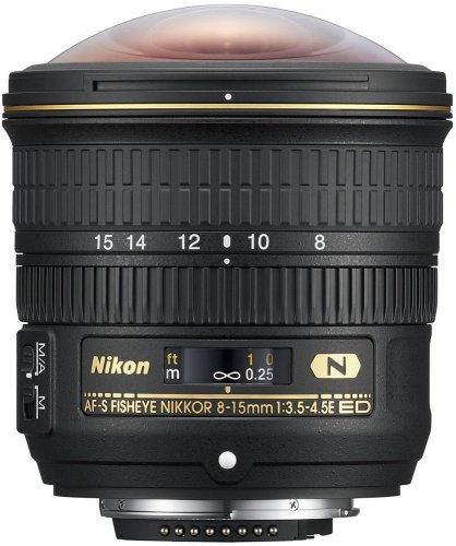 Nikon AF-S Nikkor 8-15mm f/3.5-4.5E ED Fisheye Lens