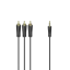Hama AV kabel 3,5 mm jack - 3x cinch, stereofonní videokabel