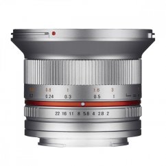 Samyang 12mm f/2 NCS CS strieborný Fujifilm X