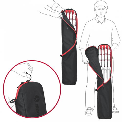 Manfrotto MB LBAG110, Light Stand Bag 110 cm for 3 Large Light S