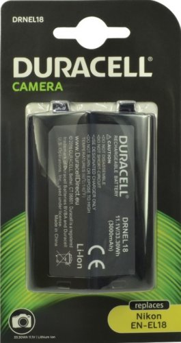 Duracell DRNEL18, Nikon EN-EL18, 11.1 V, 3000 mAh