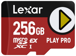 Lexar microSDXC Express PLAY Pro Express 7.1, R900/W600 C10 U3 UHS-I (V30) 256GB