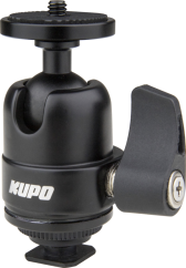 Kupo KS-CB07 Midi Ball Head with Hot Shoe Mount