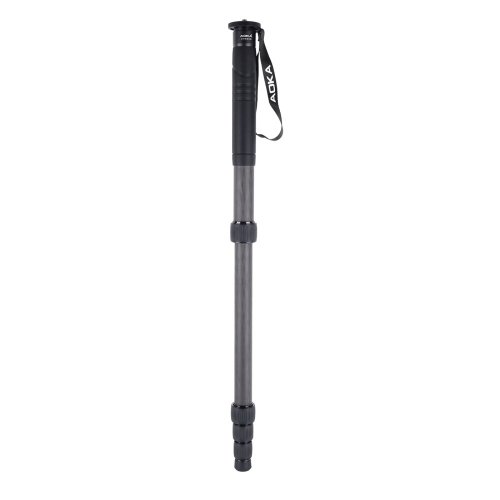 AOKA KM365C Carbon Einbeinstativ, schwarz