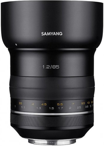 Samyang XP Premium MF 85mm f/1.2 Lens for Nikon F