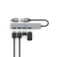 Hama USB hub, 4 porty, USB 3.2, 5 Gb/s, Ultra Slim, adaptér USB-C
