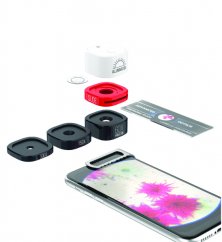 Konus Micro-clip microscope set for smartphones.