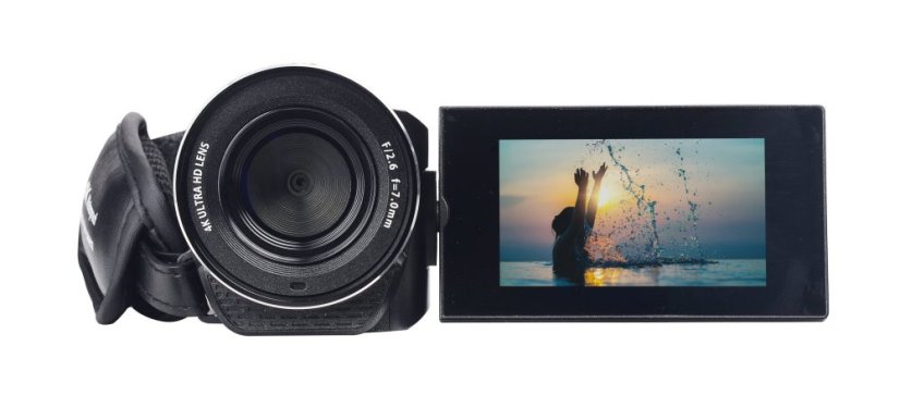 Agfa Realimovie CC4000W Schwarz 4K, 18× Zoom, Wasserdicht bis 5 m