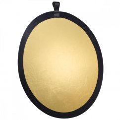 Walimex skládací reflektor průměr 56cm zlatý/stříbrný