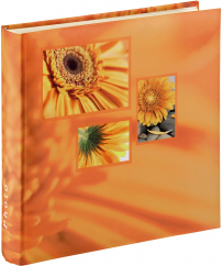 SINGO 30x30 cm, Foto 10x15 cm/400 Stück, 100 Seiten (Orange)