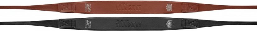 Nikon 100th Anniversary Strap exkluzívní kožený popruh z limitované edice ke 100. výročí, černý