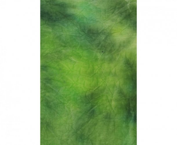 B.I.G. pozadí batikovaná bavlna, zelená, 300 x 700 cm