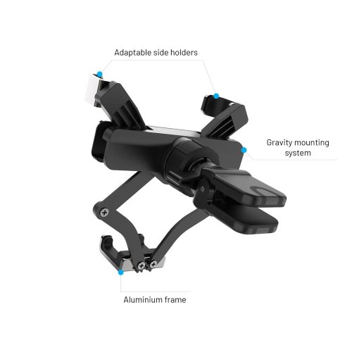 Držák FIXED Gravity (2. generace) s uchycením na mřížku, vesmírně šedý