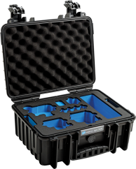 B&W Outdoor Cases BW Outdoor Case Type 3000 for GoPro Hero 12 (fits even GoPro Hero 9/10/11), charge-in-case. Black