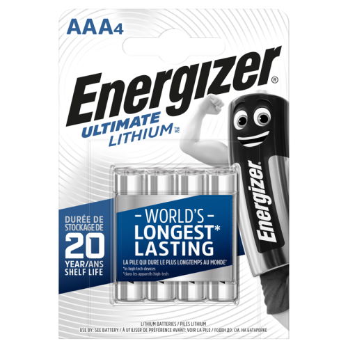 Energizer Ultimate Lithium AAA 4 pack