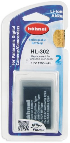 Hähnel HL-302, Panasonic CGA-S302, 1200 mAh, 3.7 V, 4.4 Wh