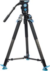 Sirui Pro Video Tripod Kit Rapid SVT-75 Pro + Fluid Head SVH15