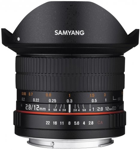 Samyang 12mm f/2.8 ED AS NCS Fisheye Objektiv für Olympus 4/3