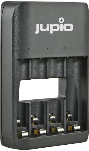 Jupio USB 4-slotová nabíjačka batérií LED pre AA / AAA Ni-MH