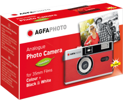 AgfaPhoto Reusable Camera 35mm Red