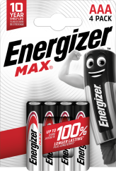 Energizer Max AAA 4 Pack