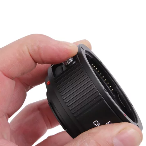 Kipon autofokus adaptér z Contax N1 objektívu na Sony E telo