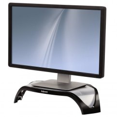 Fellowes Smart Suites Monitorständer, 3 Höhenstufen, Schwarz-Silber