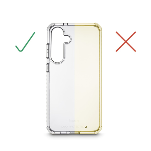 Hama Extreme Protect, kryt pro Samsung Galaxy S24 FE, D3O®, nežloutnoucí, průhledný Hama Extreme Protect, kryt pro Samsung Galaxy S24 FE, D3O®, nežloutnoucí, průhledný