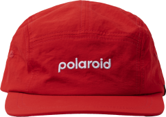 Polaroid Cap 5 Panel Red