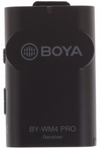 BOYA BY-WM4 Pro K2 Dual-Channel Wireless Microphone System (2x TX + 1x RX + Lavalier Mic)