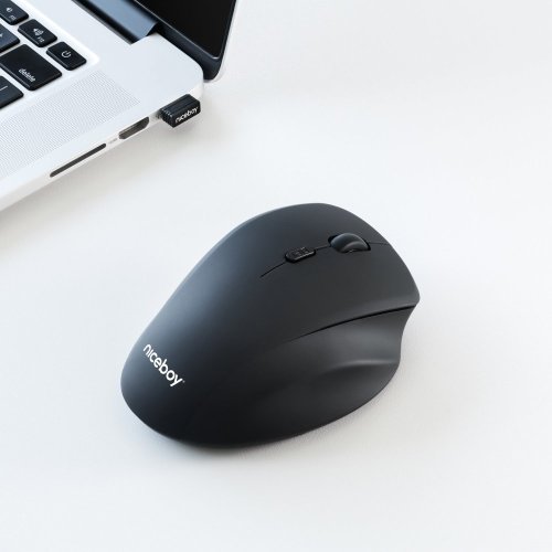 Bezdrátová myš Niceboy Office M20 Silent+, černá
