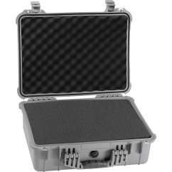 Peli™ Case 1520 Koffer mit Schaumstoff (Silber)